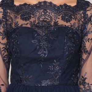 Chi Chi London Brandi Dress - Navy